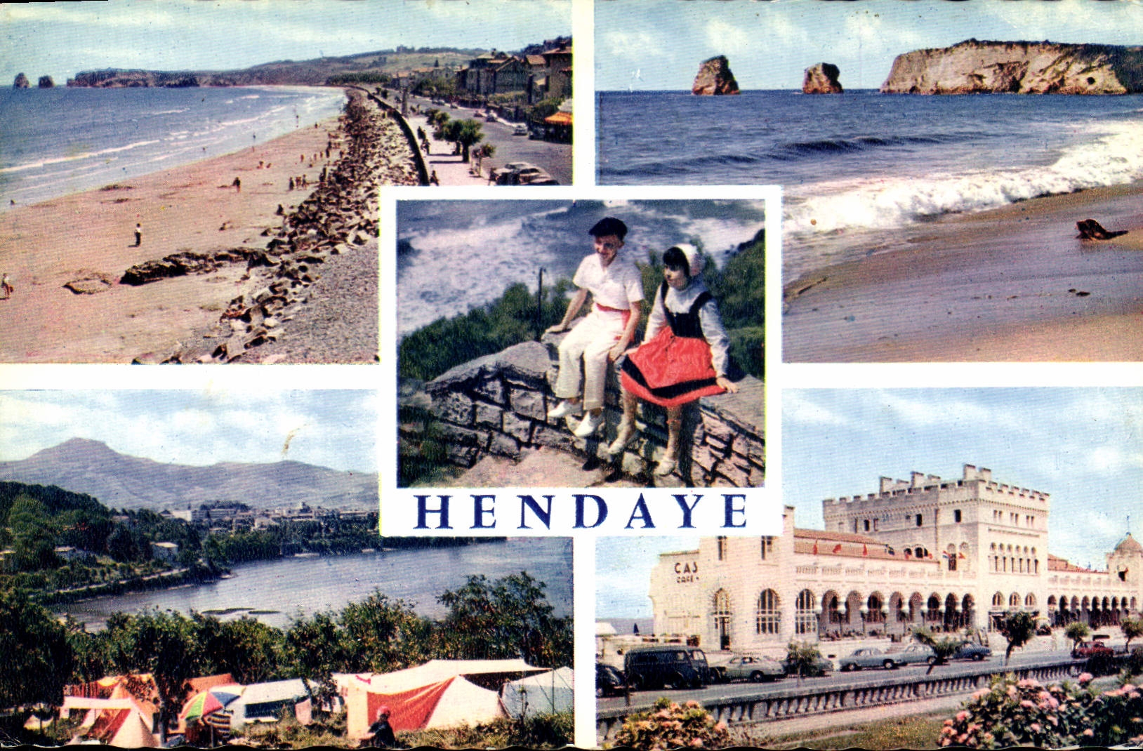 Hendaye — vue panoramique et touristique — PROCÉDÉ MEXICHROME