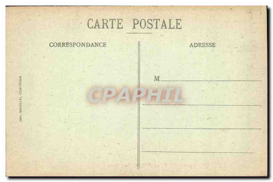 CPA Pierrefonds Le Chateau — Rückseite