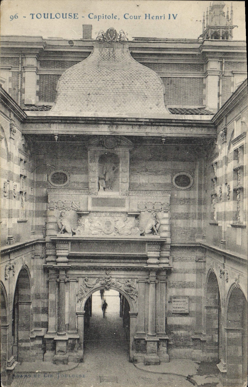 Toulouse - Capitole, Cour Henri IV — Verlag 'DAMS ET CIE TOULOUSE', Nr. 96