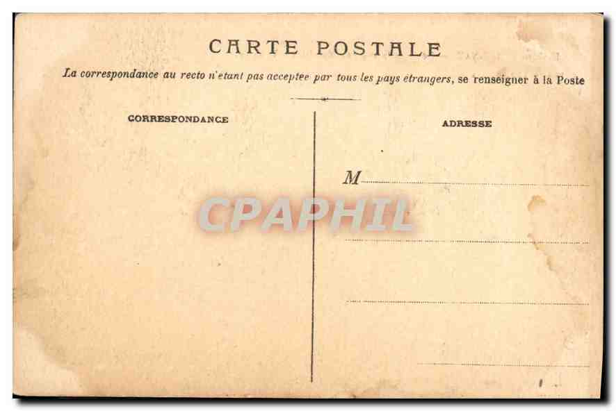 CPA Environs d'Oyonnax Defile de la route de Matafelon a Thoirette — Rückseite