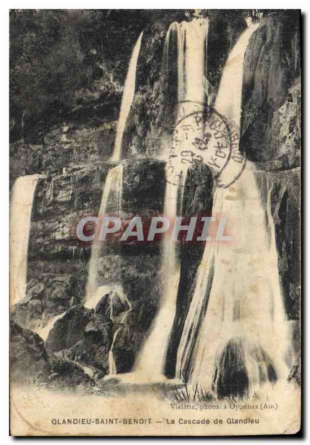 CPA Glandieu Saint Benoit La Cascade de Glandieu