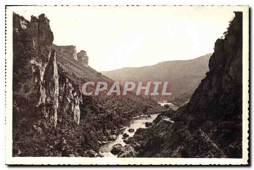 CPA Gorges du Tarn (Lozere) Vue prise de Belvedere du Pas de Souci