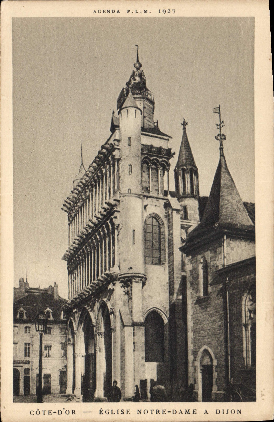 CPA Cote d'Or Eglise Notre Dame