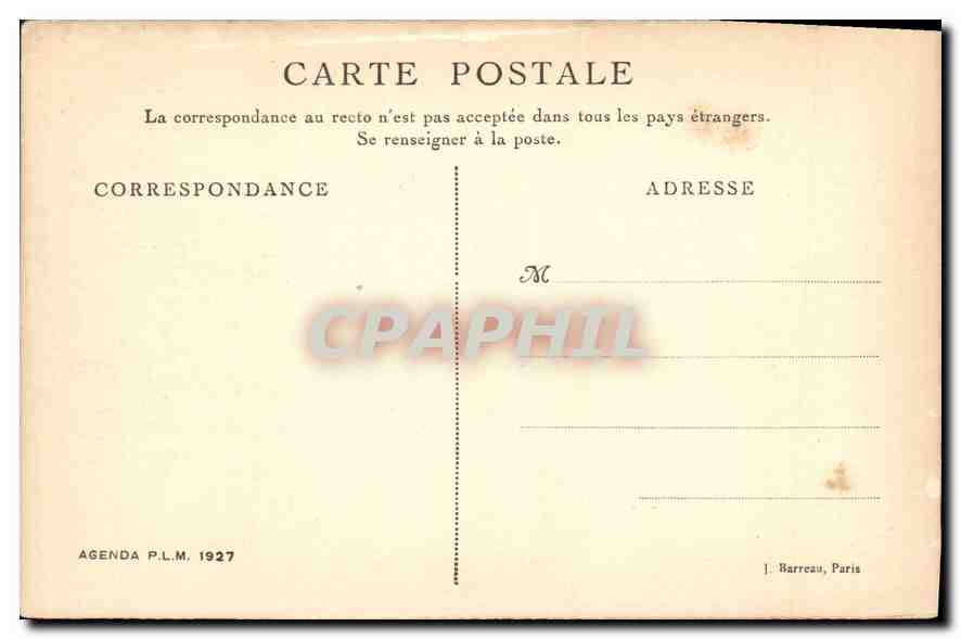 CPA Cote d'Or Eglise Notre Dame — Rückseite