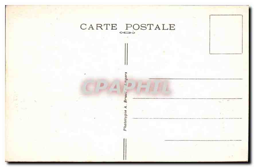 CPA Lannion Rue Geoffroy de Prontblanc Vieilles Maisons — Rückseite