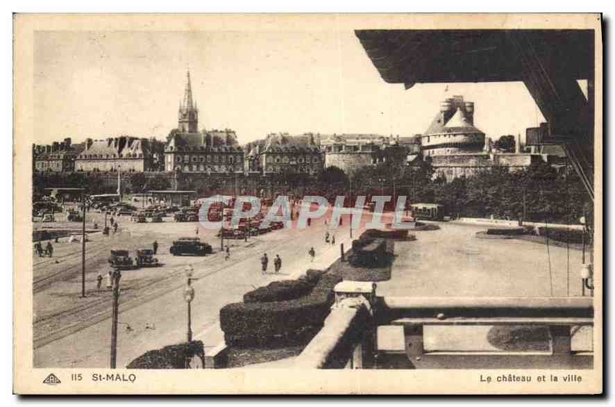 St-Malo — Le château et la ville — Graphil, n° 115