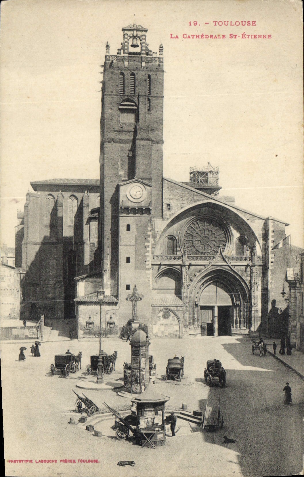 Toulouse — La Cathédrale Saint-Étienne — Phototypie Labouche Frères, Toulouse