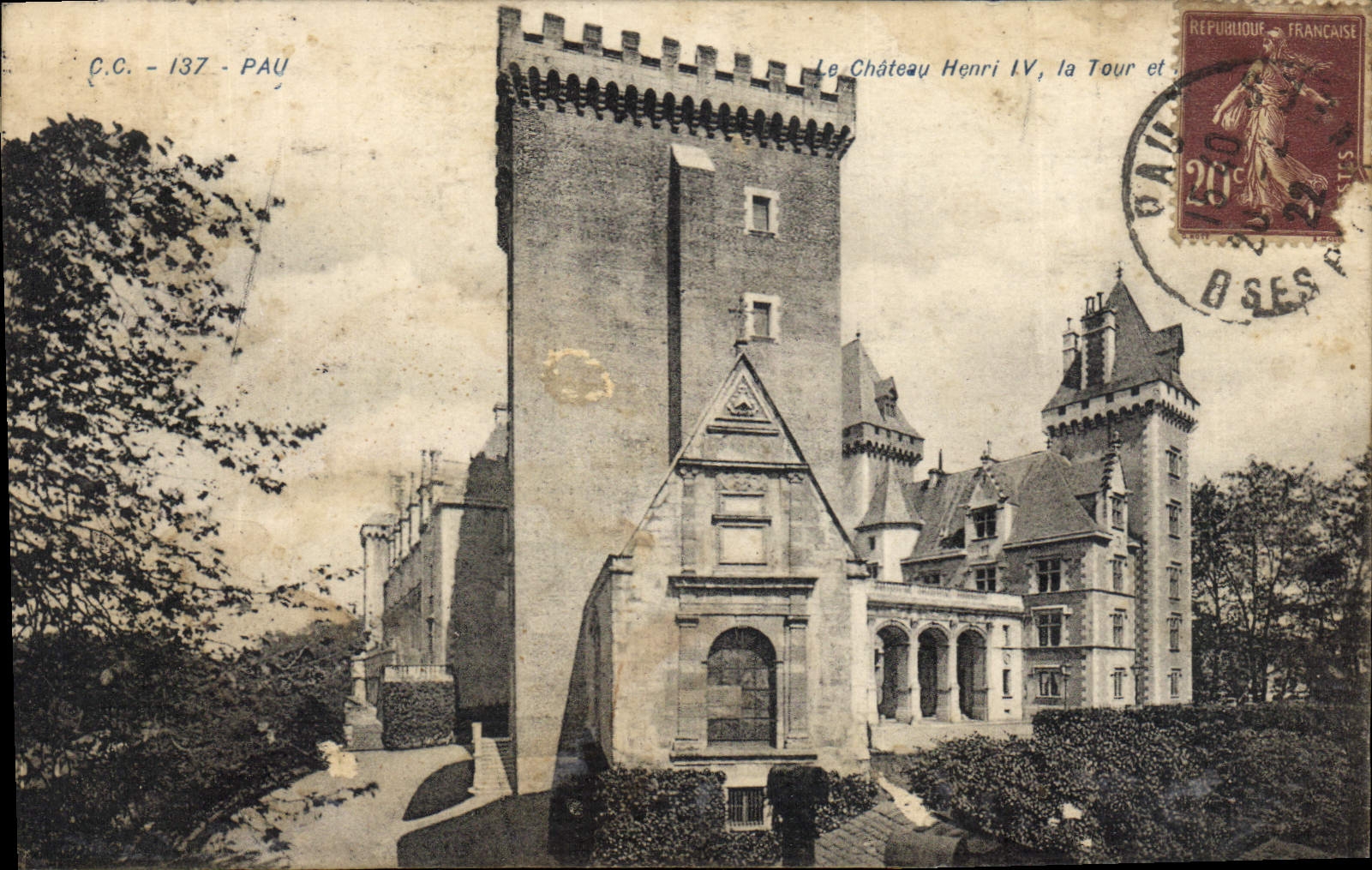 Le Château Henri IV, la Tour et — Pau — C.C. 137