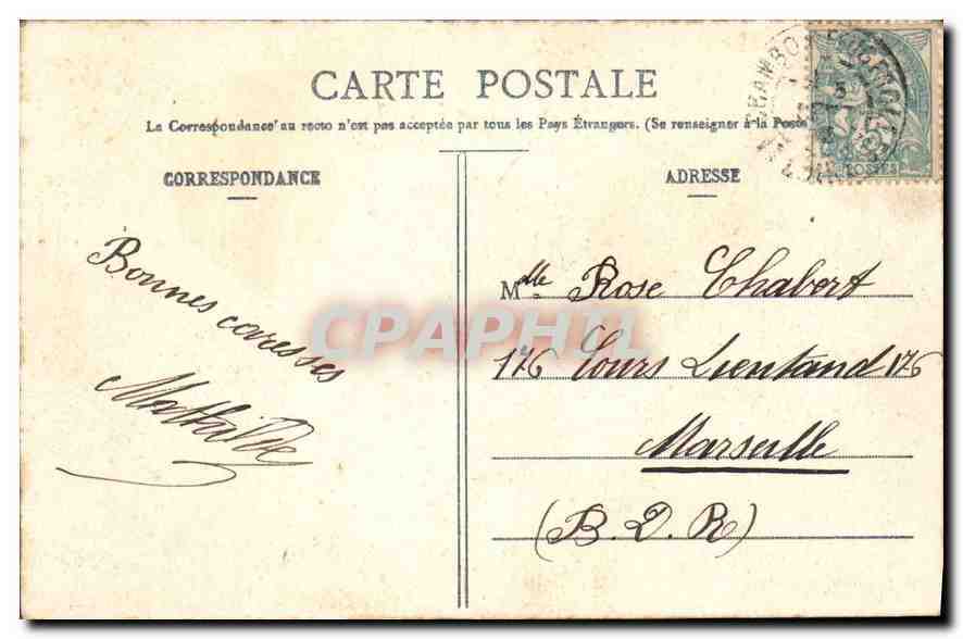St-ÉTIENNE - Marengo - La Préfecture — Rückseite