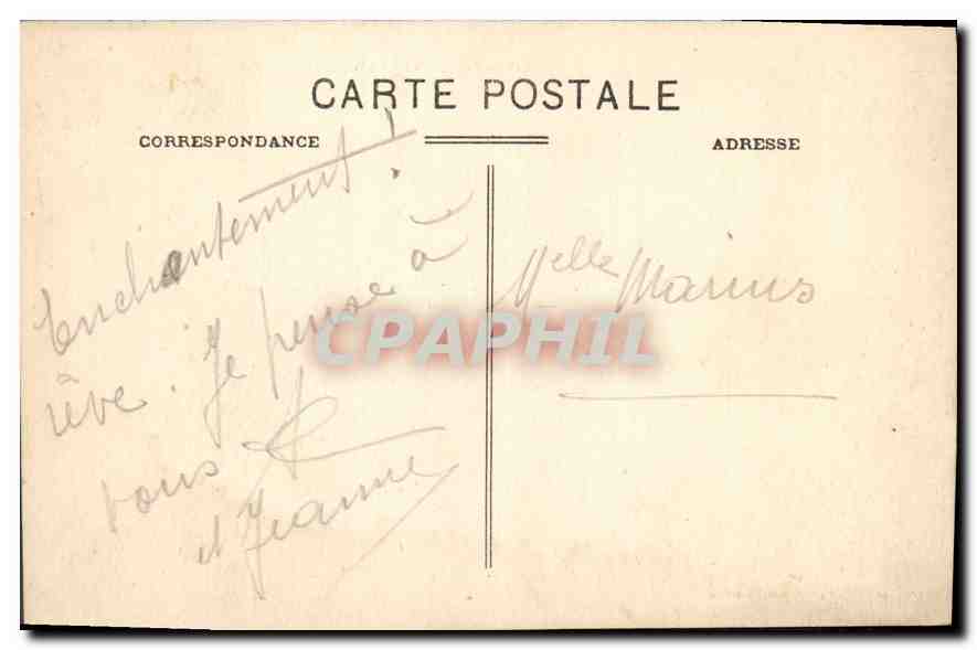 CPA Les Pyrenees Village de Cavarnie — Rückseite