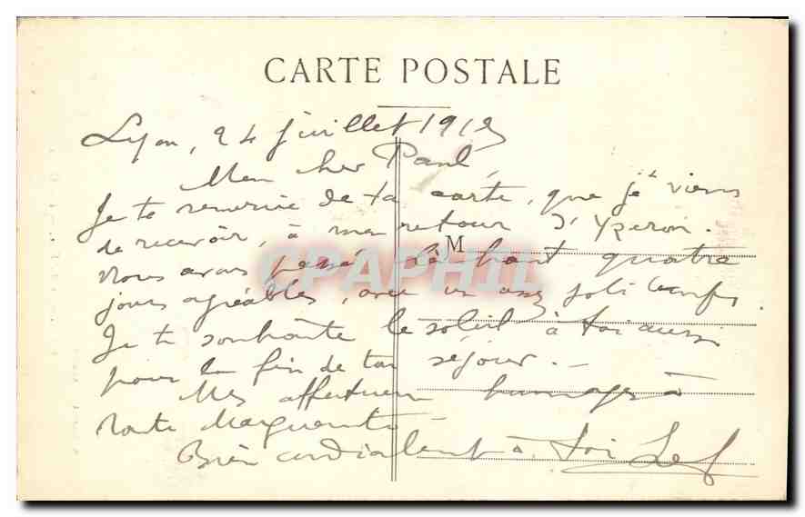 Les Crues — Gorges du Fier — A. Gardet, Annecy, n°414 — Reverso