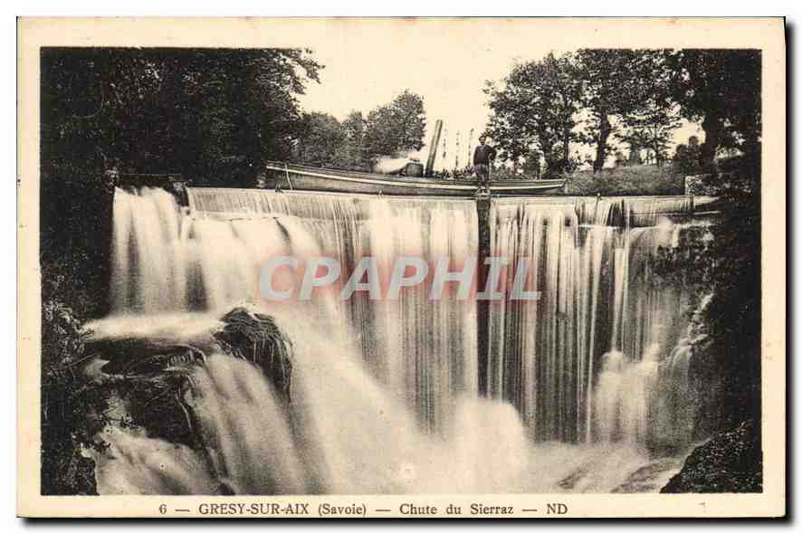 CPA Gresy sur Aix (Savoie) Chute du Sierraz