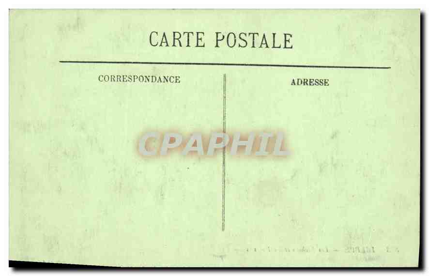 CPA Dieppe Les Rochers et les Falaises — Rückseite