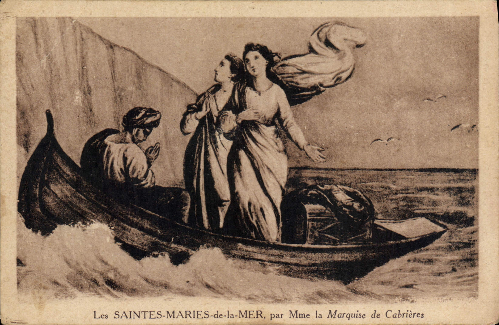 CPA Les Saintes Maries de la Mer par Mme la Marquise de Cabrieres