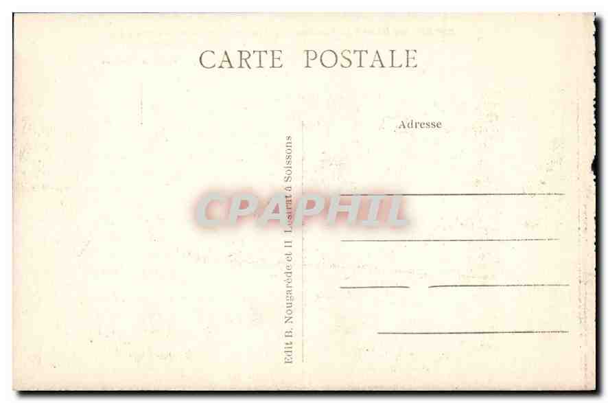 Chemin des Dames — Le Panthéon — Fort de la Malmaison — Rückseite