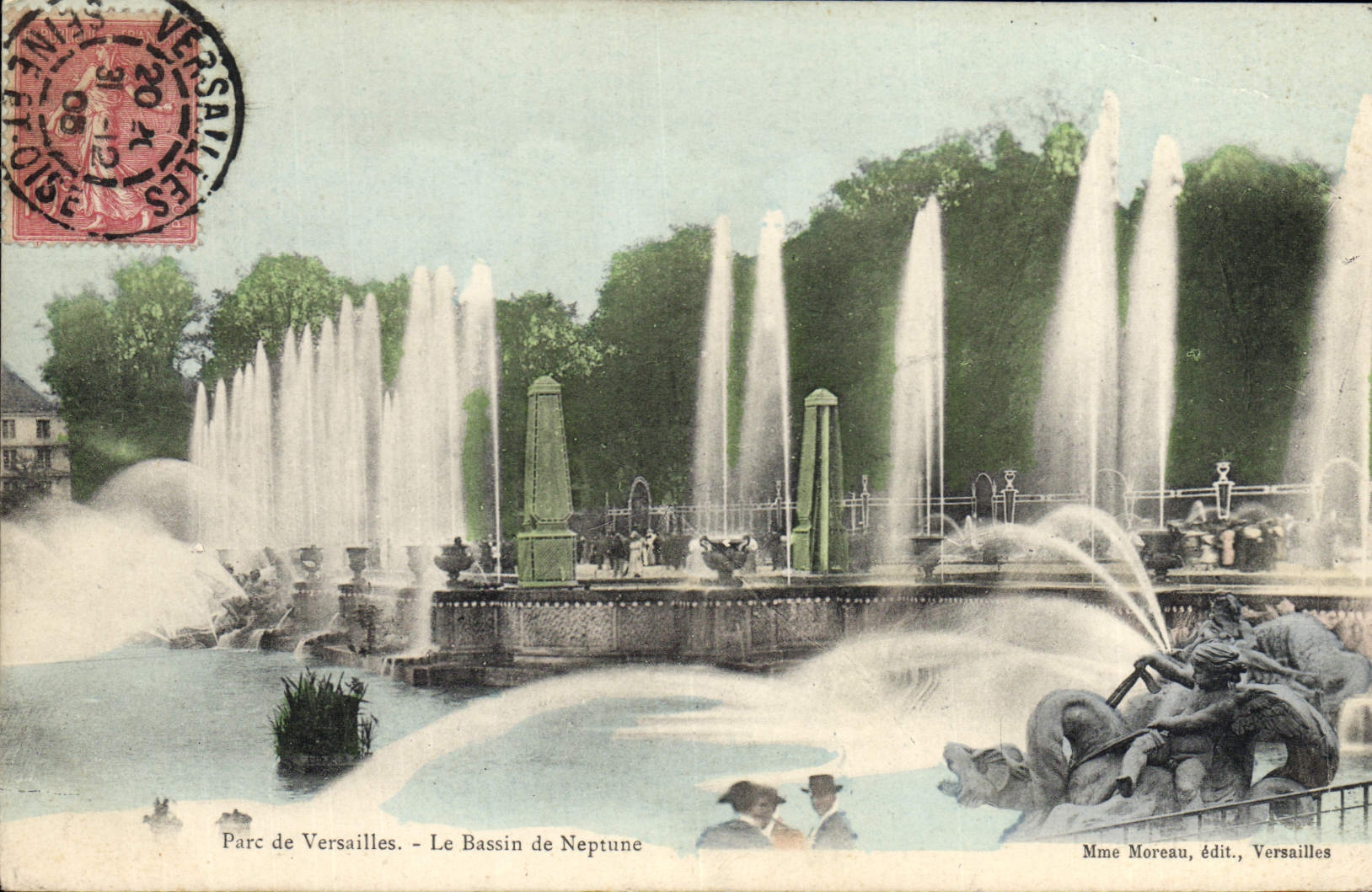 CPA Parc de Versailles Le Bassin de Neptune