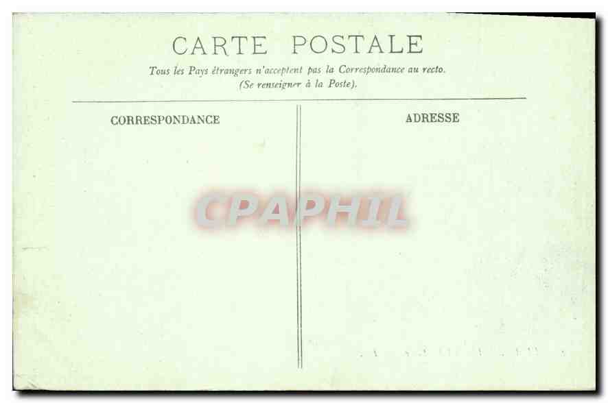 CPA Lille L'Hotel des Postes Au colosse de Rhodes — Rückseite