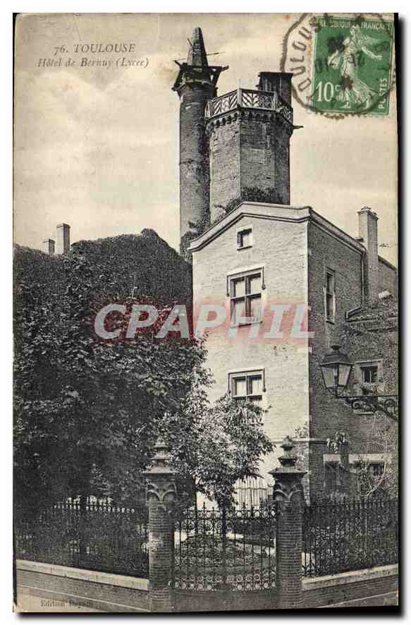 CPA Toulouse Hotel de Bernay (Lycee)