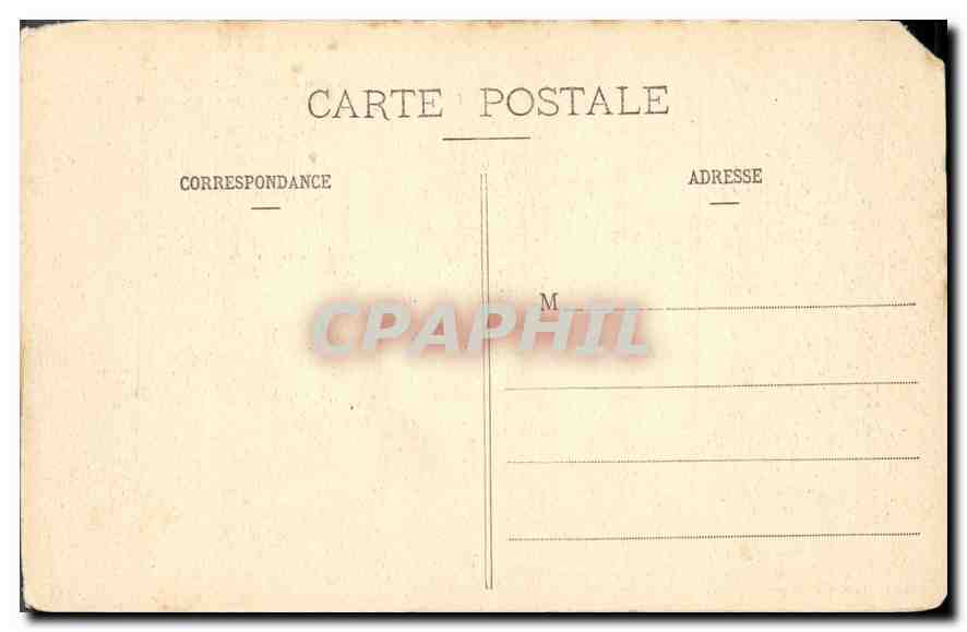 Antike Ansichtskarte Besançon Historisch La Tour de la Pelotte — Rückseite