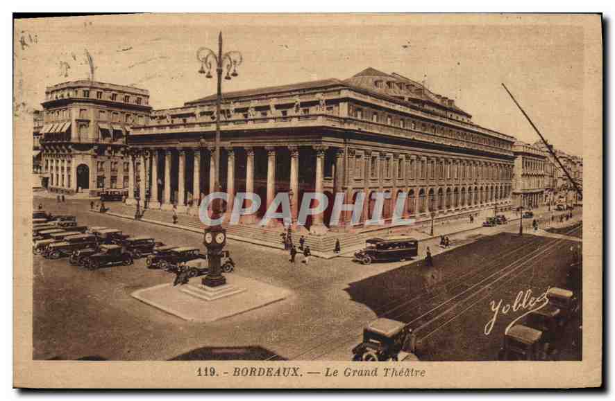 CPA Bordeaux Le Grand Theatre