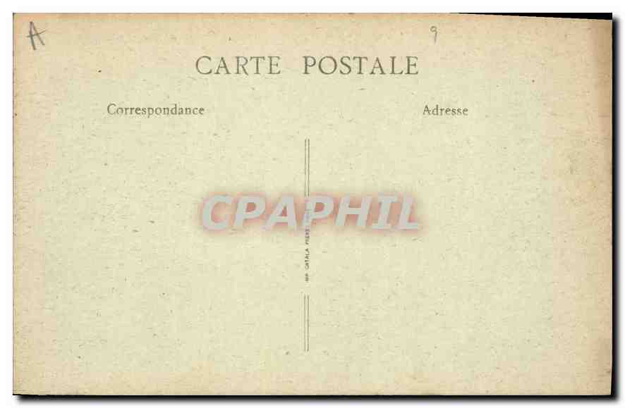 CPA Valence (Drome) Jardin Publique Amour et Servitude par Marcel Jacques — Rückseite