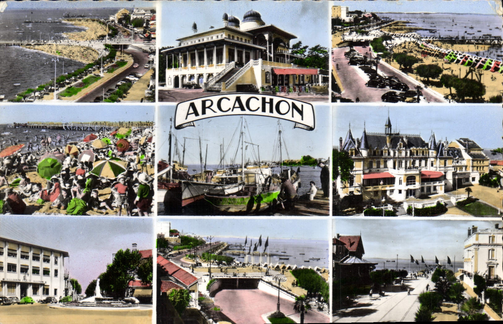 Arcachon — Vue panoramique — Éditeur Châtagnéau
