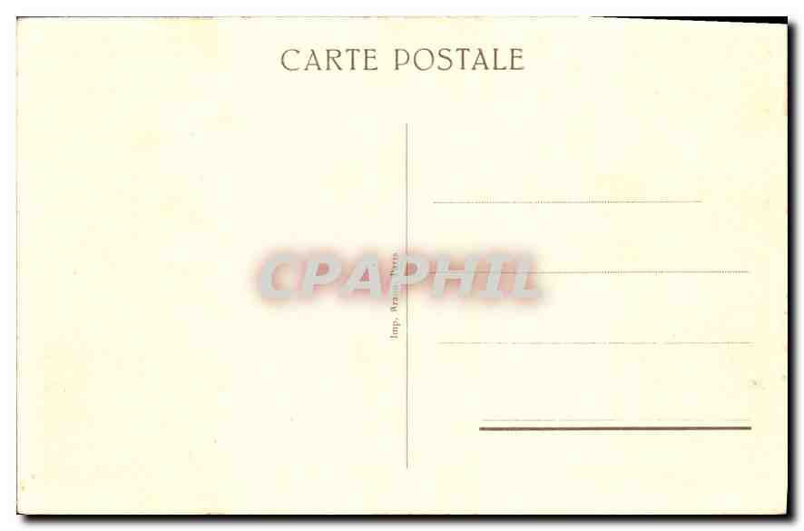 Château de Valençay — Côté Ouest et Jardin Français — Imp. Kraain Turen — Achterkant