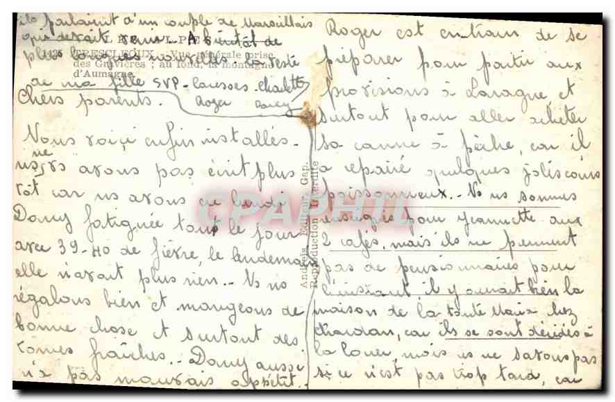Village encaissé dans les montagnes — Éditeur : Andréa, Éditeur de Cartes Postales, n° 1135 — Rückseite