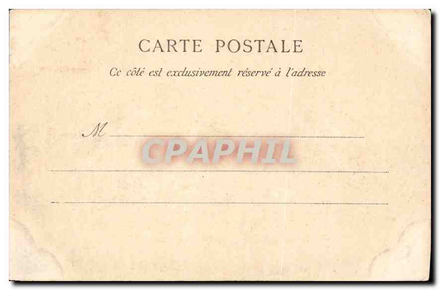 CPA Havre Place Gambetta et le Theatre — Rückseite