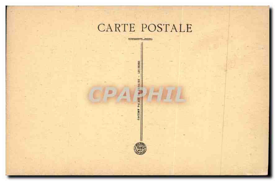 CPA Lourdes Hopitsal Saint Frai — Verso