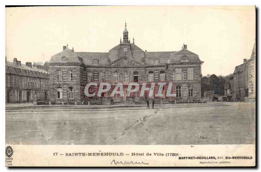CPA Saint Menehould Hotel de Ville