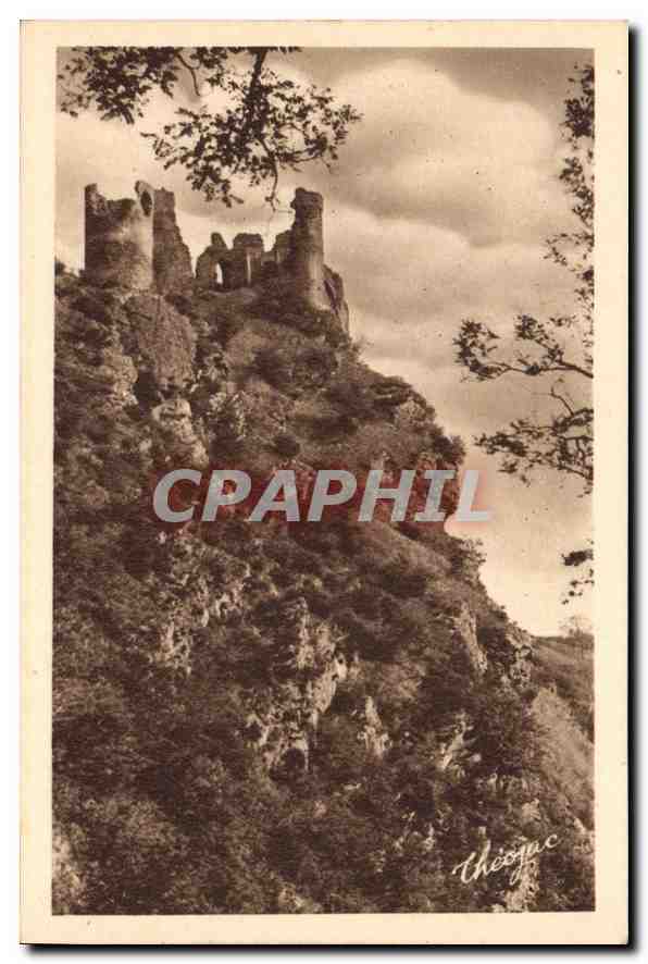 CPA Vallee de Chouvigny Le Chateau Rocher construit par les Bourbons