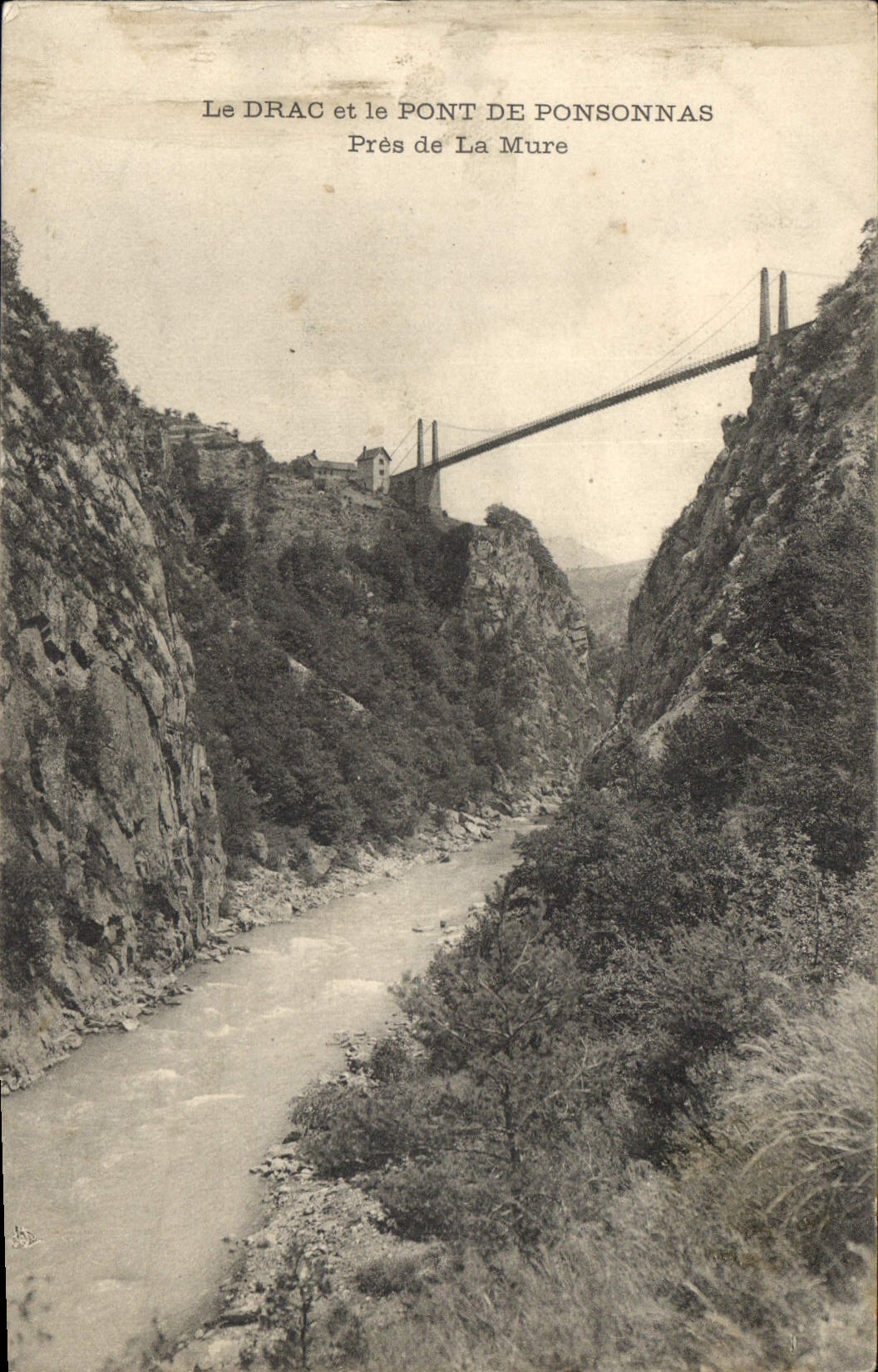 CPA Le Drac et le Pont de Ponsonnas pres de la Mure