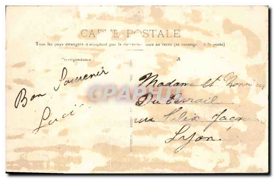 CPA Le Drac et le Pont de Ponsonnas pres de la Mure — Rückseite