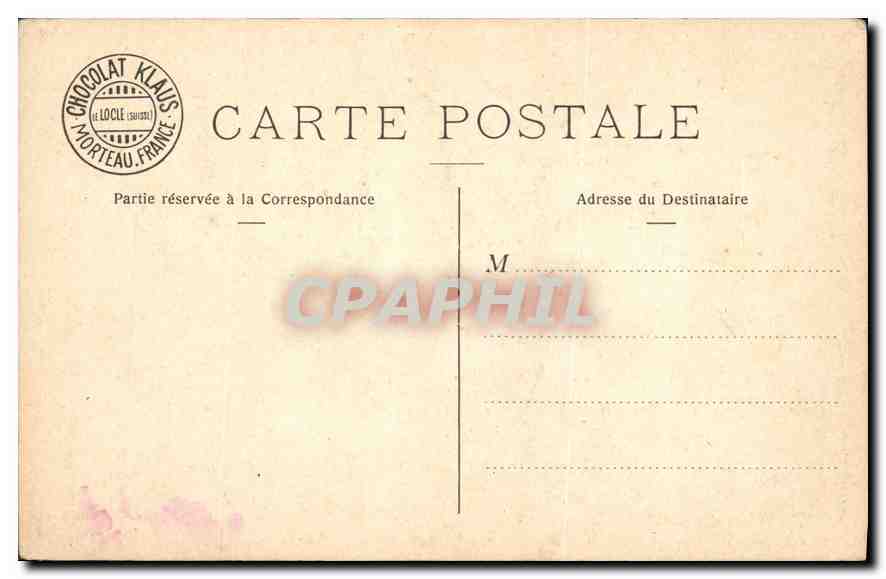 CPA Bordeaux Colonnes Rostrales — Verso