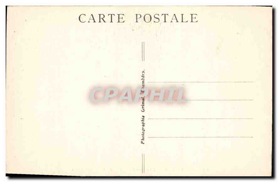 CPA Les Charmettes Le Salon de J J Rousseau — Verso