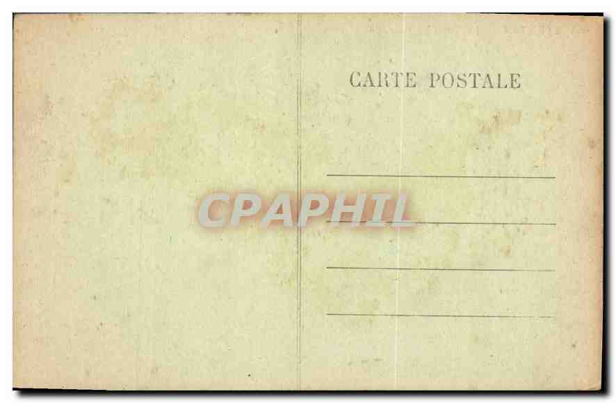 CPA Etretat Le Trou a l'Homme — Rückseite
