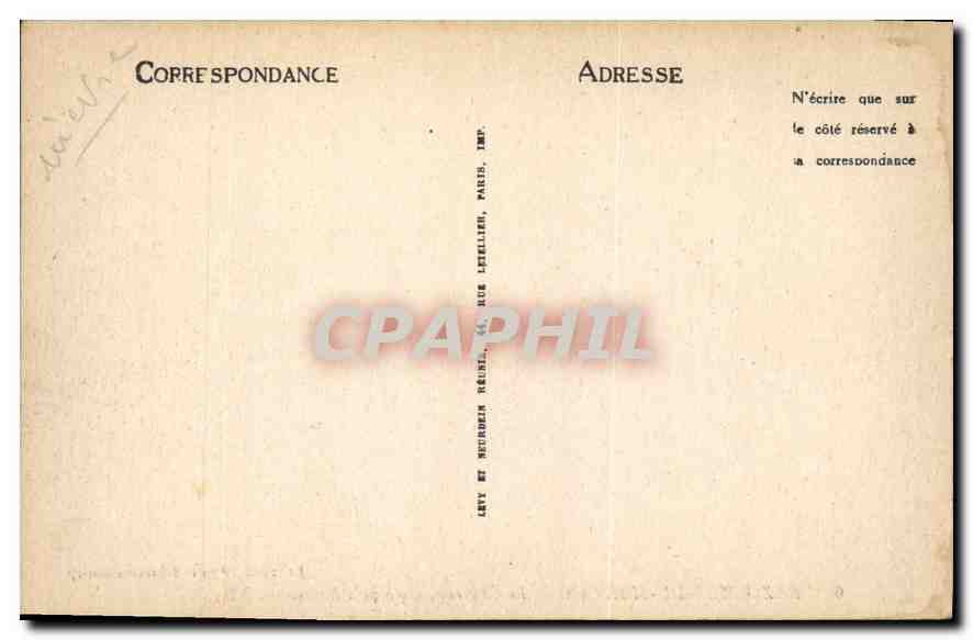 CPA Morvan Bazouches du Morvan Le Chateau Cote de l'Entree — Verso