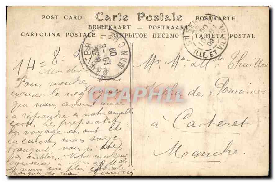 CPA Saint Pol de Leon La Chapelle du Cimetiere et l'Ossuaire — Rückseite