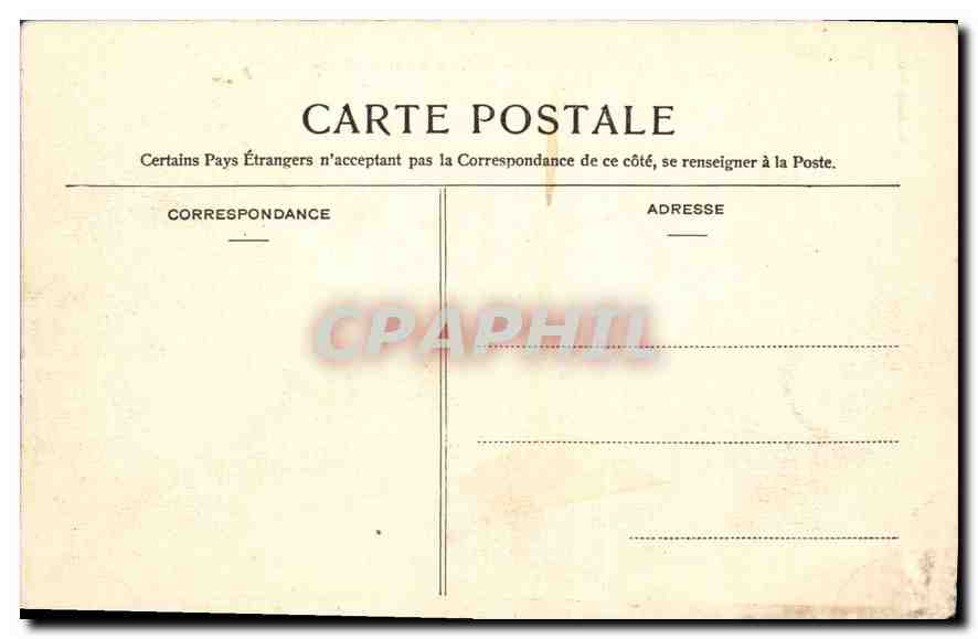 CPA Castillon Ancien et nouveau village — Rückseite