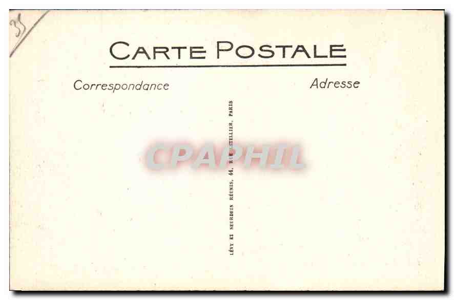 CPA Saint Malo Le Casino Statue de Chateaubriand — Verso