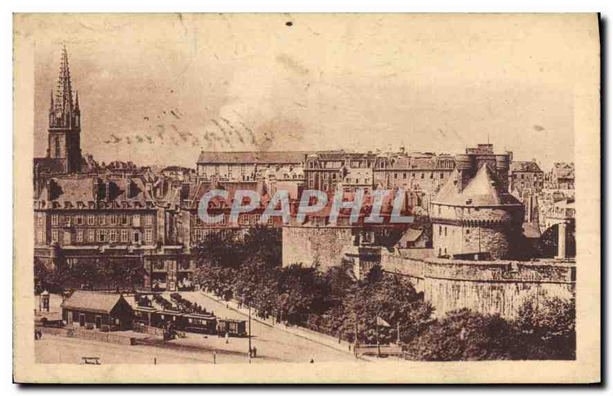 Vue de la Porte Saint-Vincent — Saint-Malo — Lévy et Neudorin, Imp. (n°134)