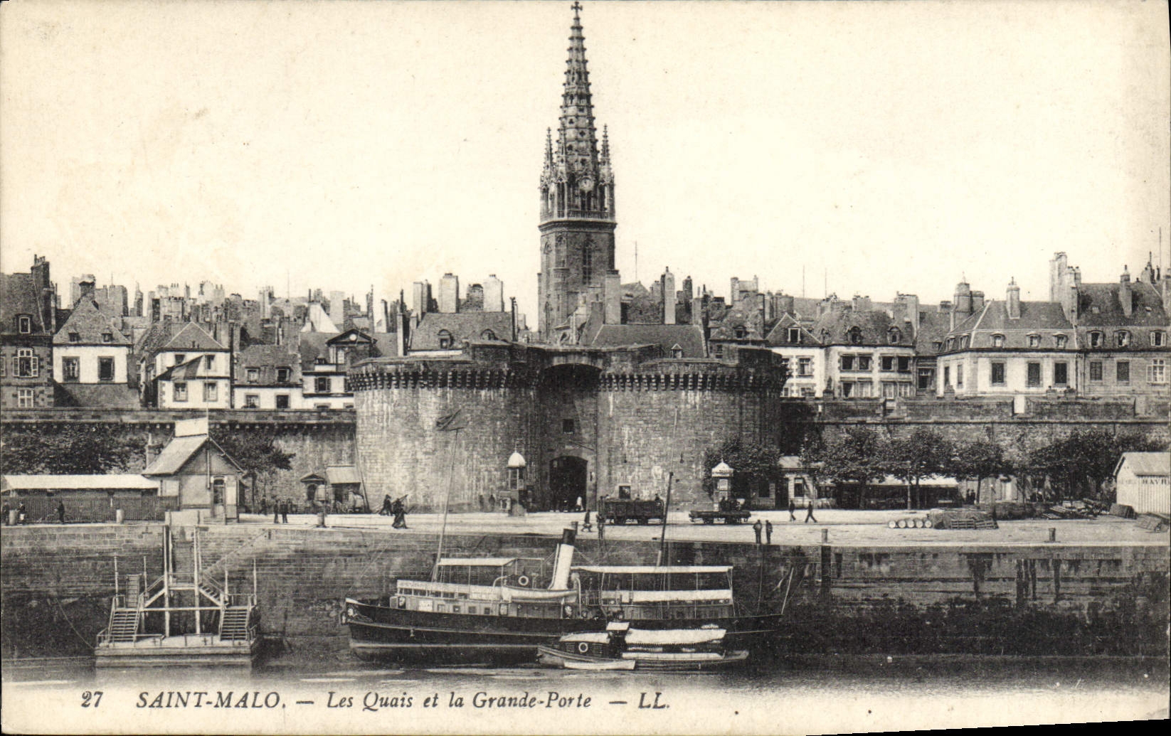 Saint-Malo — Les Quais et la Grande-Porte — LL