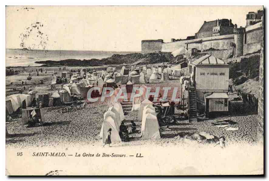 CPA Saint Malo La Greve de Bon Secours