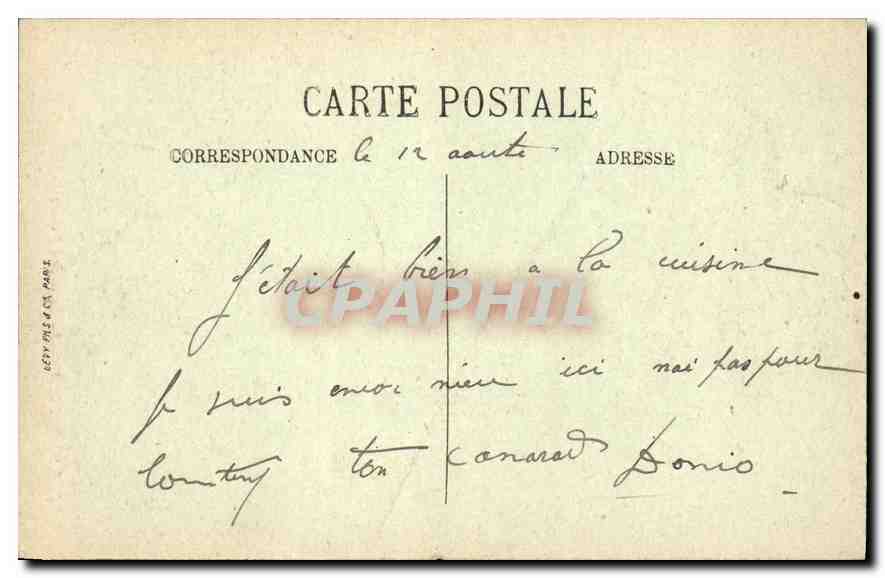 Saint-Malo — La Porte Bon-Secours — Publisher L. Stuarts, no. 42 — Back