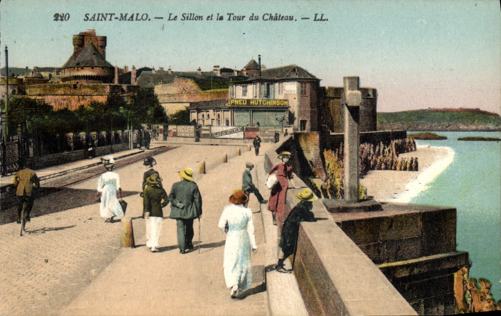 Saint-Malo — Le Sillon et la Tour du Château — LL. — N° 220