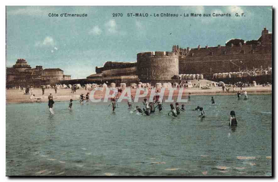 Saint-Malo - Le Château - La Mare aux Canards — G.F. — n°2970