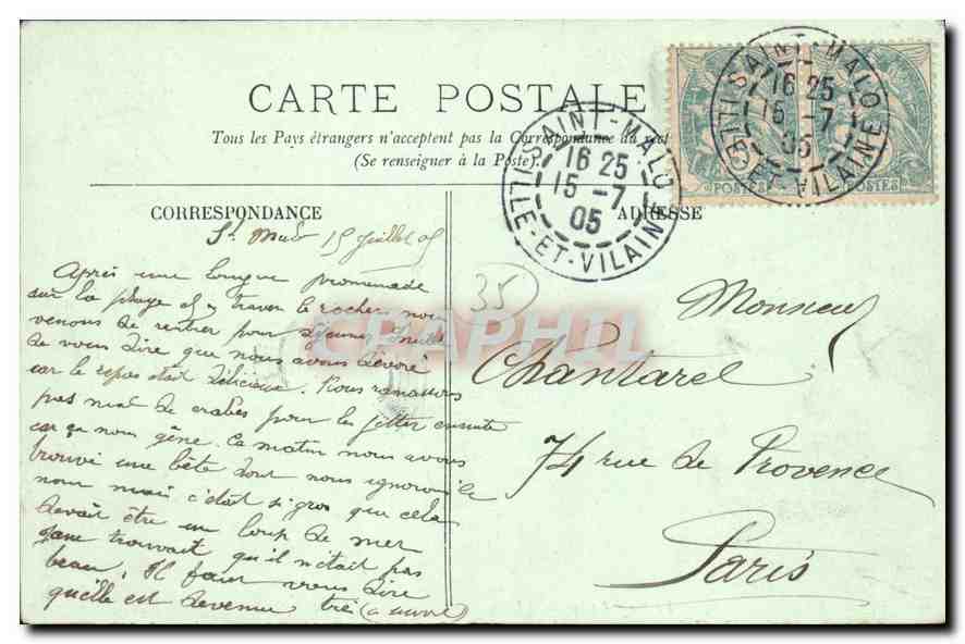 SAINT-MALO — Le Grand Bey — LL. — Reverso