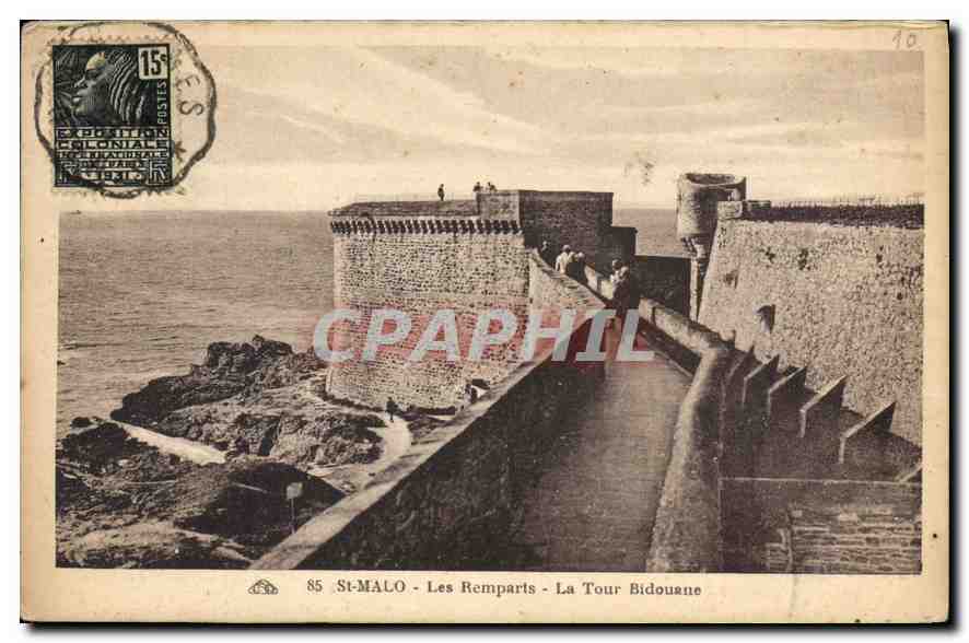St-Malo - Les Remparts - La Tour Bidouane — éditeur : A. P. de la République