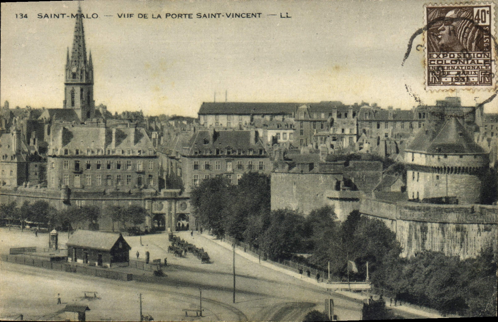 Saint-Malo — Vieux de la Porte Saint-Vincent — LL